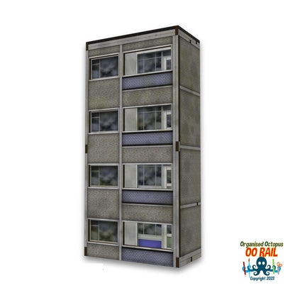 OO Scale Block of Flats - Residential Module