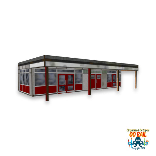 OO Scale 1970s and 80s CLASP Type Prefabricated Small Station (2)