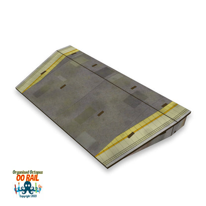 OO Scale Angled Platform Run Off Kit 7.6cm long.