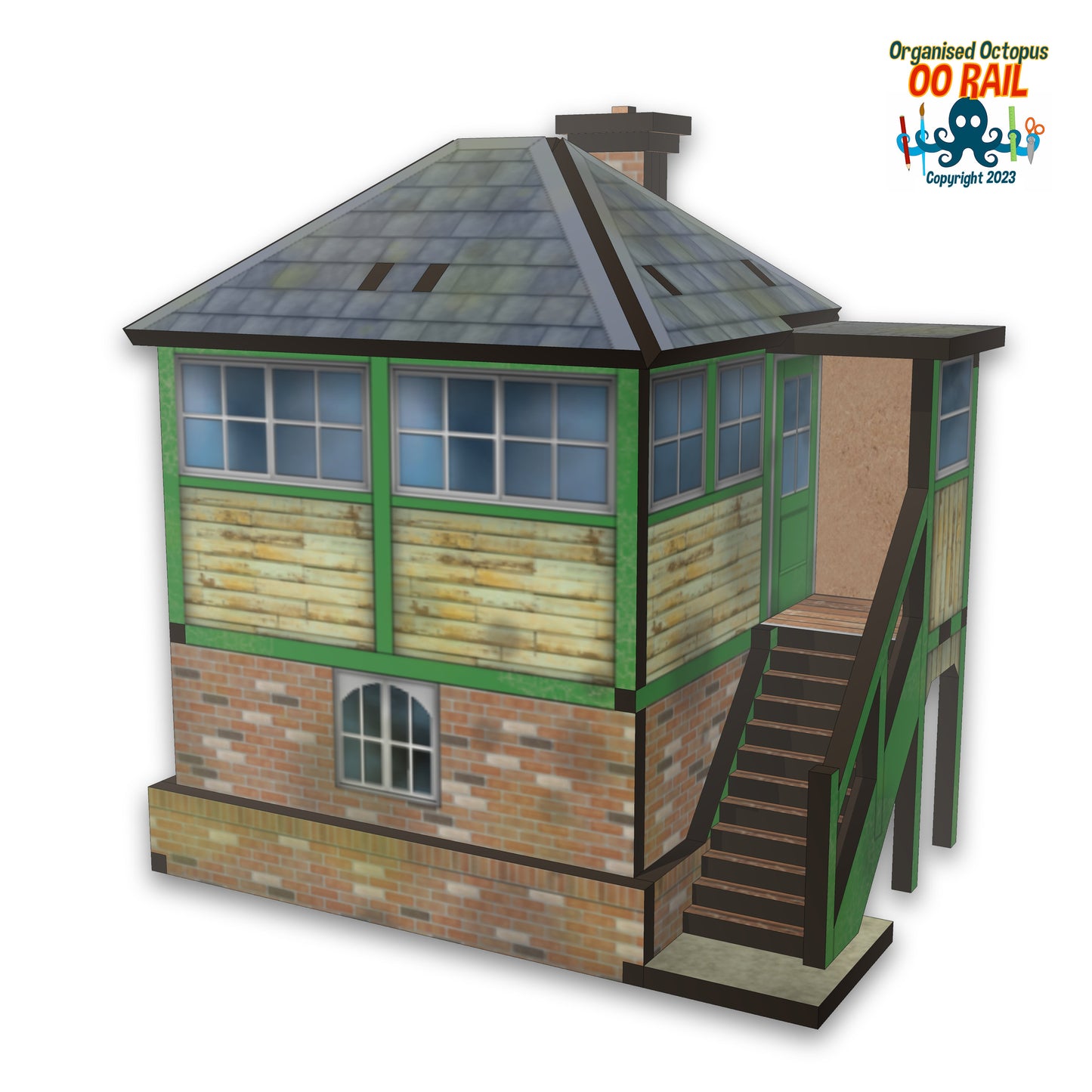 00 Scale Signal Box - Ropley Type Signal Box