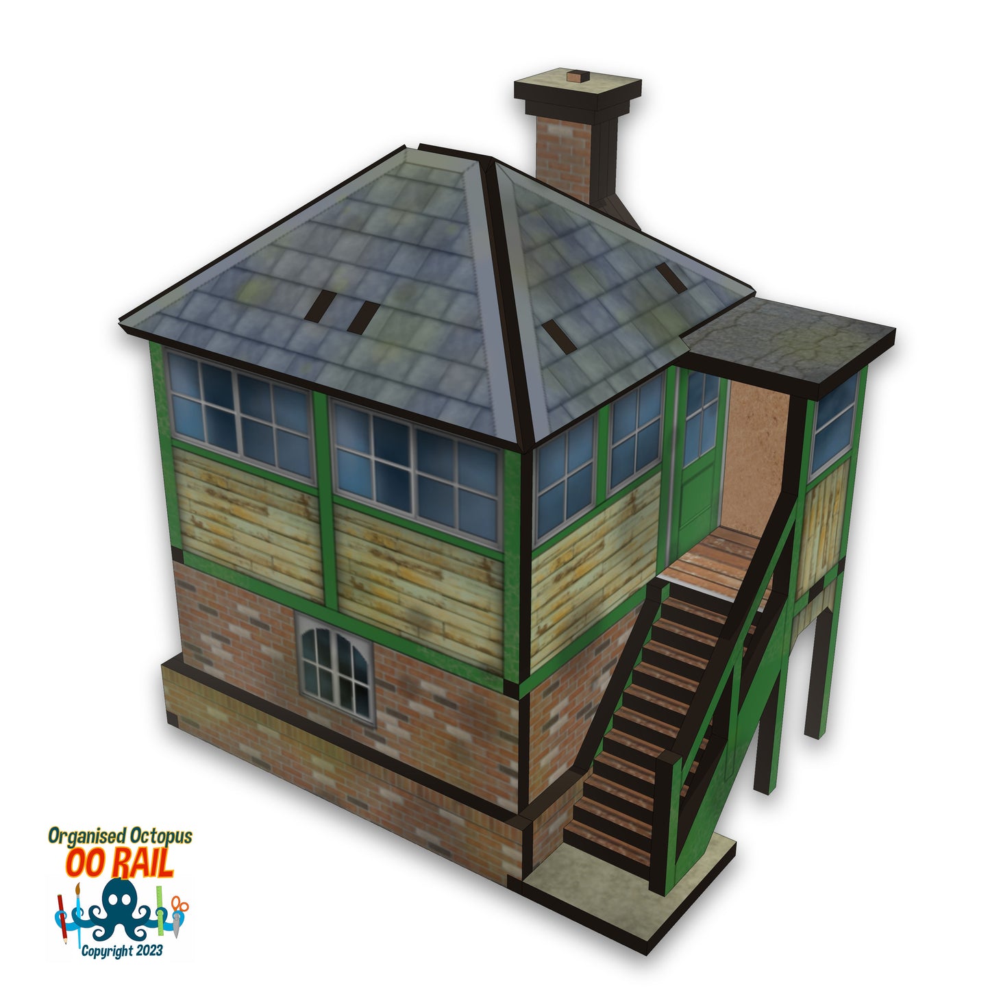 00 Scale Signal Box - Ropley Type Signal Box