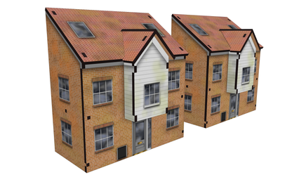 OO Scale Modern Town House or Flats