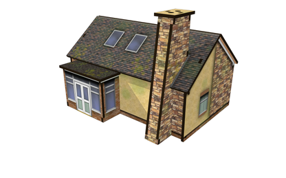 OO Scale 1970s Style Bungalow