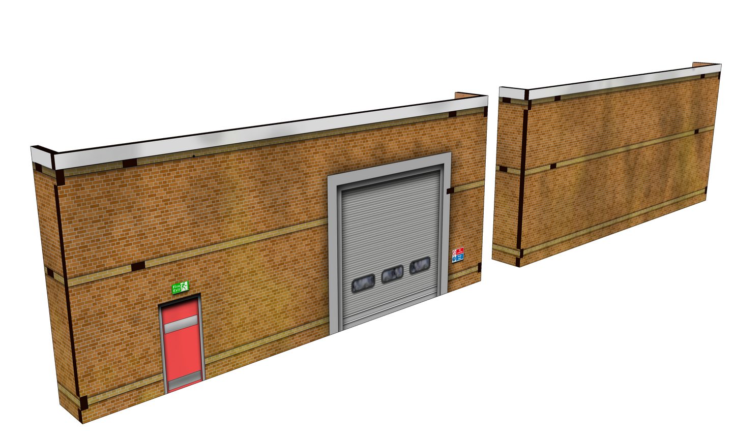 OO Scale Low Relief Modern Industrial Units Opt 1