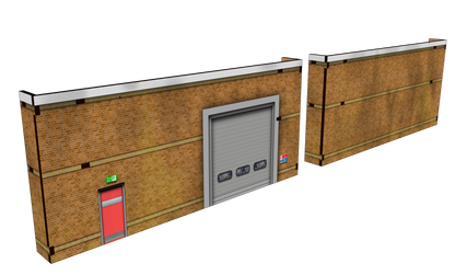 OO Scale Low Relief Modern Industrial Units Opt 1