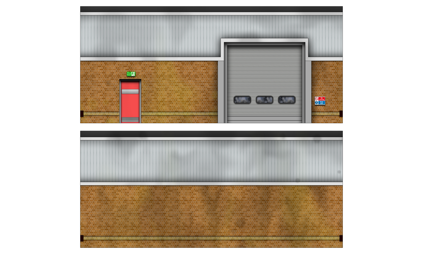 OO Scale Low Relief Modern Industrial Units Opt 1