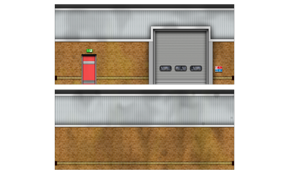 OO Scale Low Relief Modern Industrial Units Opt 1