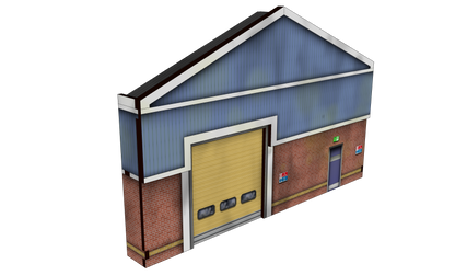OO Scale Low Relief Modern Industrial Unit Opt 3