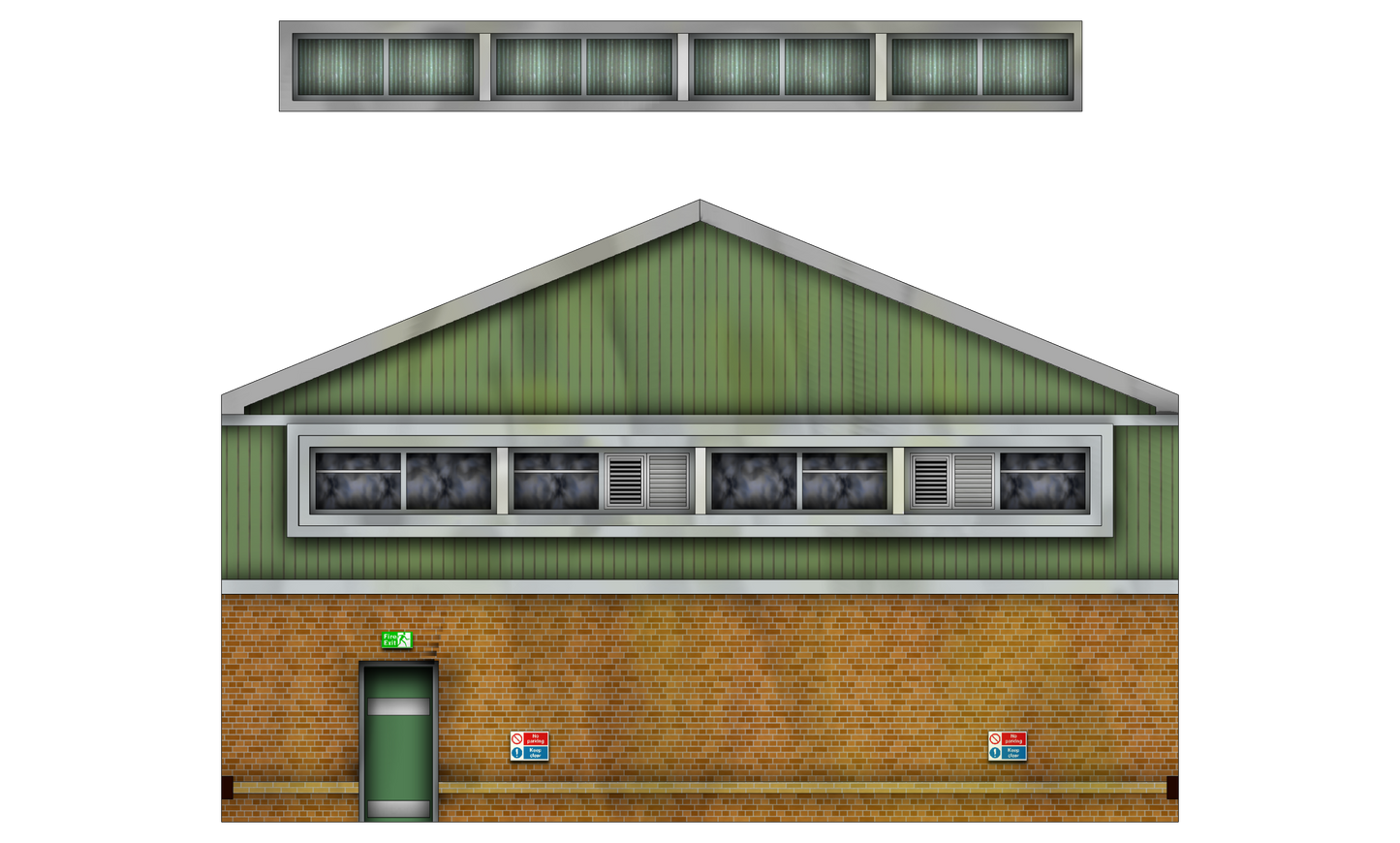 OO Scale Low Relief Modern Industrial Units Opt 4