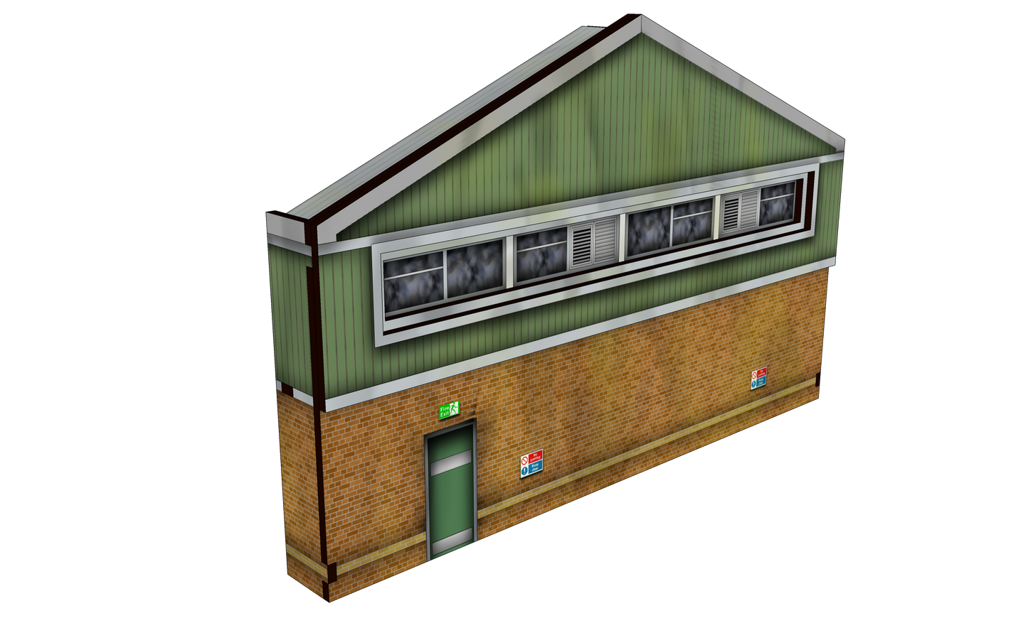 OO Scale Low Relief Modern Industrial Units Opt 4
