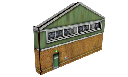 OO Scale Low Relief Modern Industrial Units Opt 4