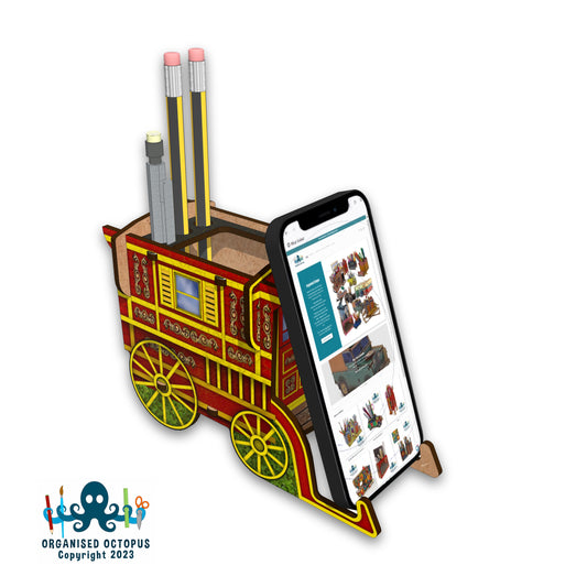 Tidy Gypsy Caravan (Red)