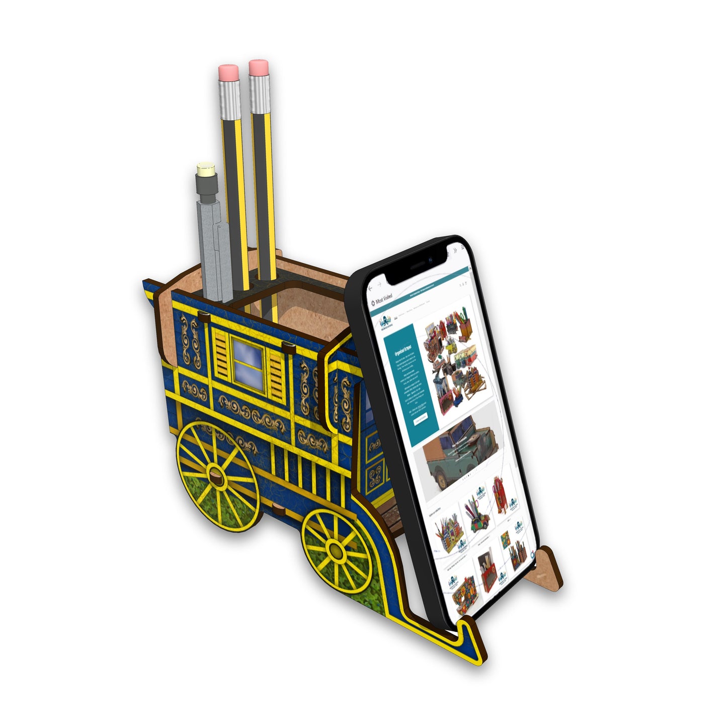 Tidy Gypsy Caravan (Blue)