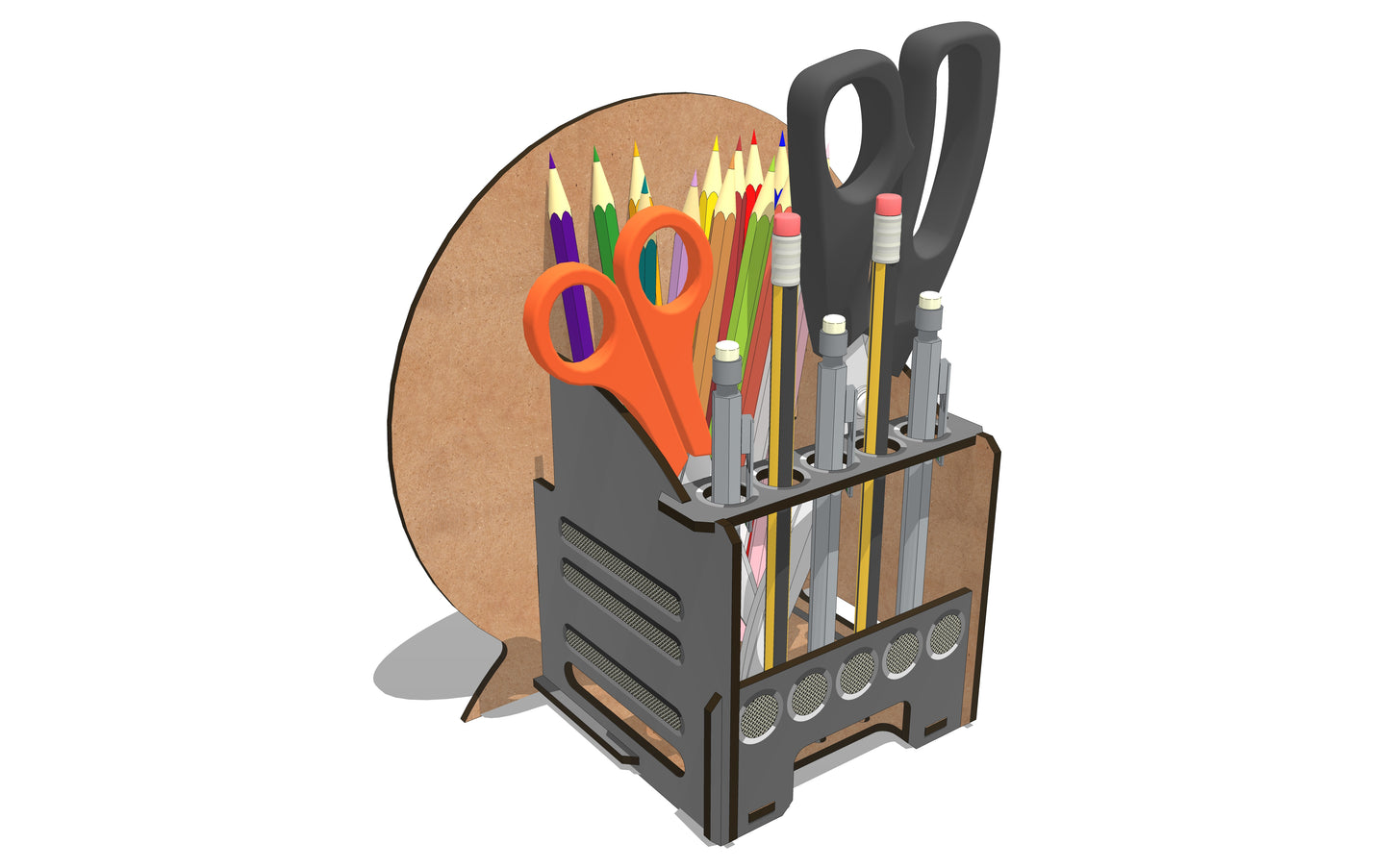 Tidy 1940s Radiogram (Bur-Walnut effect print)