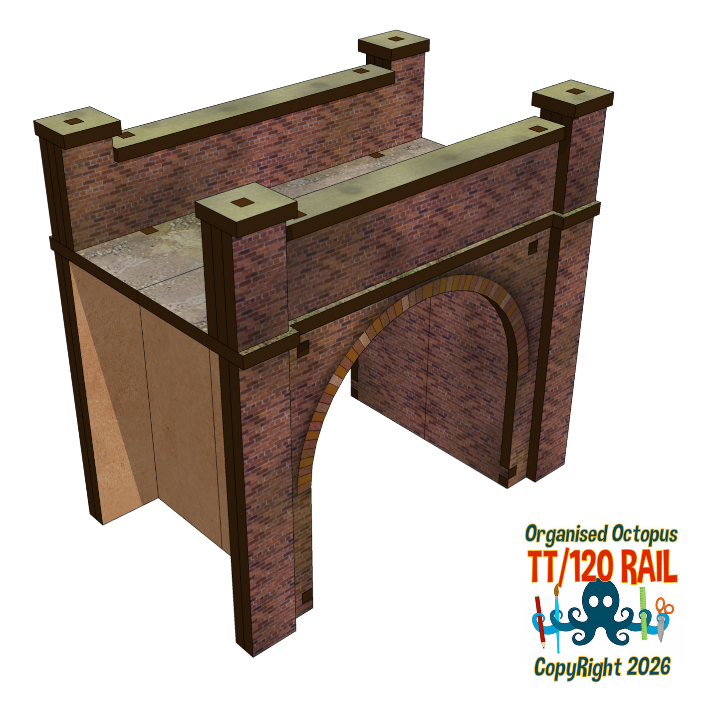TT:120 Scale Arch Bridge