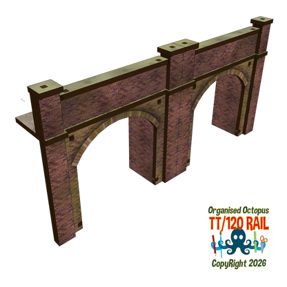 TT:120 Scale Span Arc Bridge