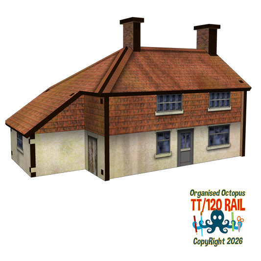 TT:120 Scale South Downs Cottage