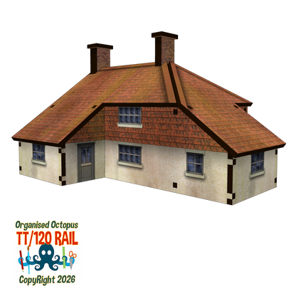 TT:120 Scale South Downs Cottage