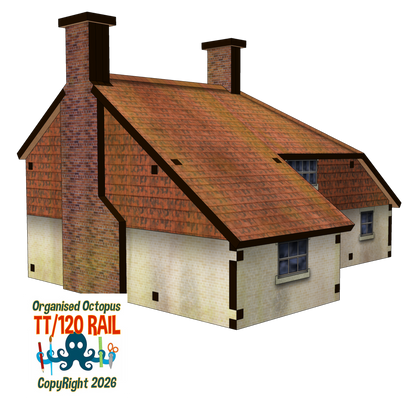 TT:120 Scale South Downs Cottage