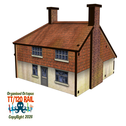 TT:120 Scale South Downs Cottage