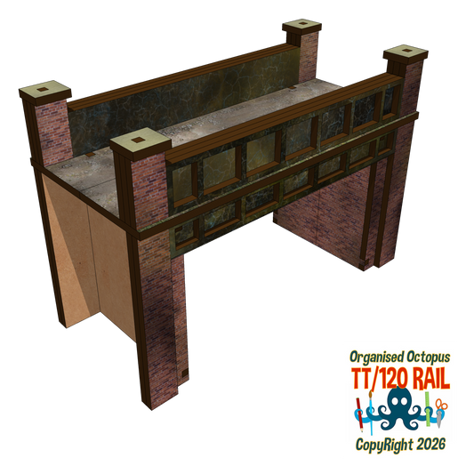 TT:120 Scale Twin Track Steel Bridge