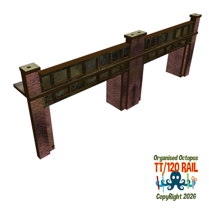 TT:120 Scale Twin Track Steel Bridge