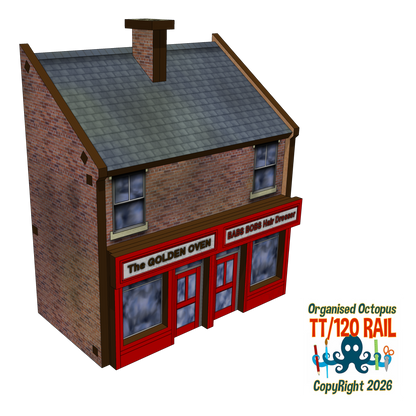 TT:120 Scale Accessory Shop Front Kit