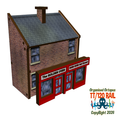 TT:120 Scale Accessory Shop Front Kit