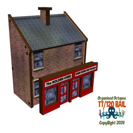 TT:120 Scale Accessory Shop Front Kit
