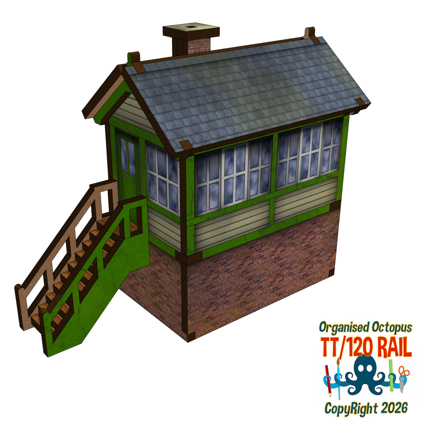 TT:120 Traditional Type Signal Box LH