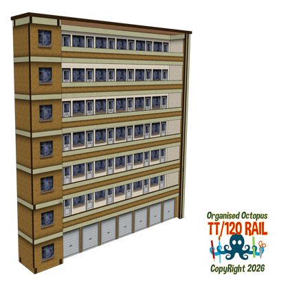 TT:120 1950s Flats 7 Floors with Garage Option