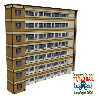 TT:120 1950s Flats 7 Floors with Garage Option