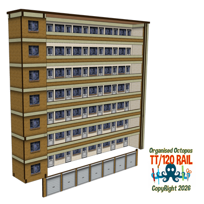 TT:120 1950s Flats 7 Floors with Garage Option