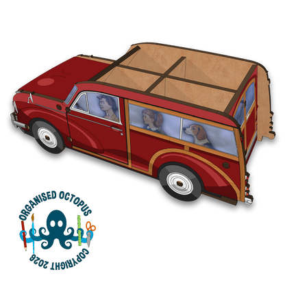 Morris Traveller (Burgundy)