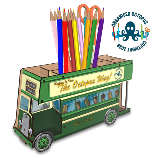 Classic Open Top Double Deck Bus (Green)