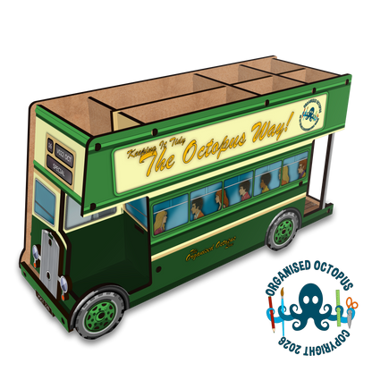 Classic Open Top Double Deck Bus (Green)