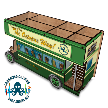 Classic Open Top Double Deck Bus (Green)