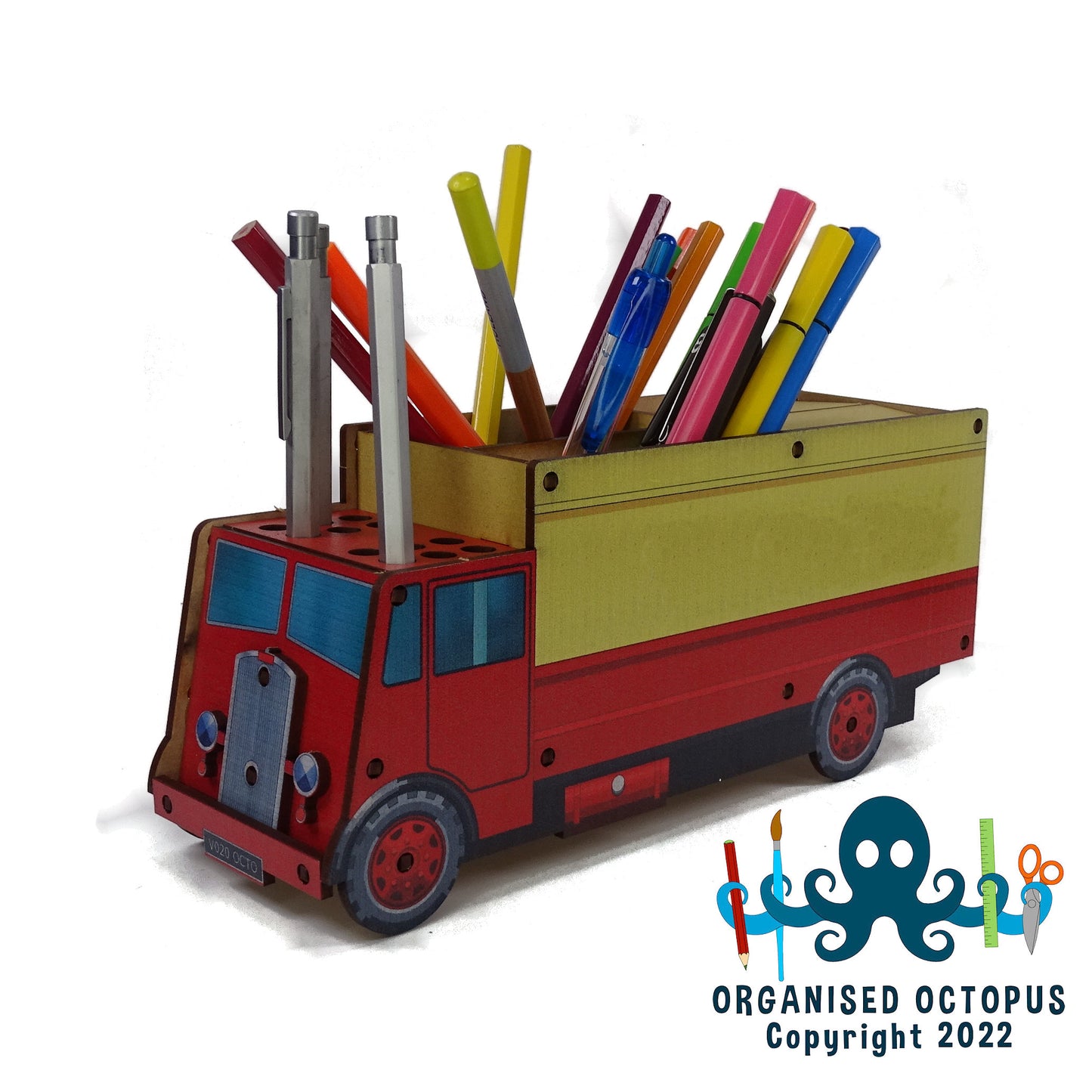 Classic Truck - Red and Cream