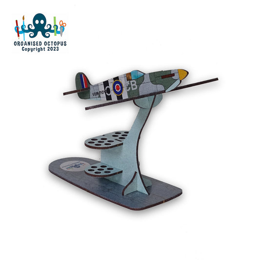 Super Marine Spitfire Brush Holder (Green - Grey)