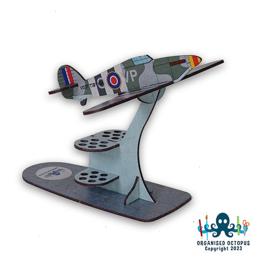 Hawker Hurricane Brush Holder (Green - Grey)